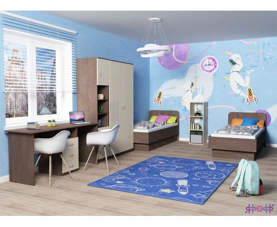 Шкаф-пенал полуоткрытый Ярофф, КОД:ЯШП15, images №8, magsale.ru