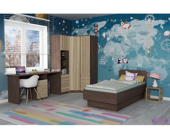 Шкаф-пенал полуоткрытый Ярофф, КОД:ЯШП15, images №9, magsale.ru