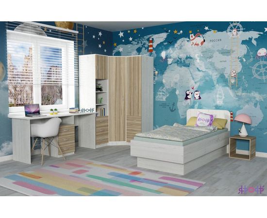 Шкаф-пенал полуоткрытый Ярофф, КОД:ЯШП15, images №10, magsale.ru