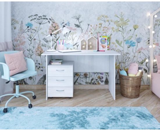 Письменный стол с тумбой Ярофф, КОД:ЯПС223, images №2, magsale.ru