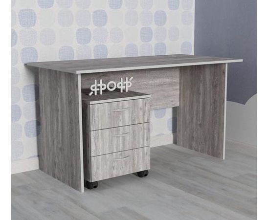 Письменный стол с тумбой Ярофф, КОД:ЯПС223, images №1, magsale.ru