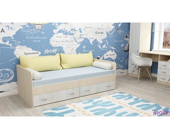 Детская кровать с ящиками Малыш Ярофф, КОД:ЯМ009, images №10, magsale.ru