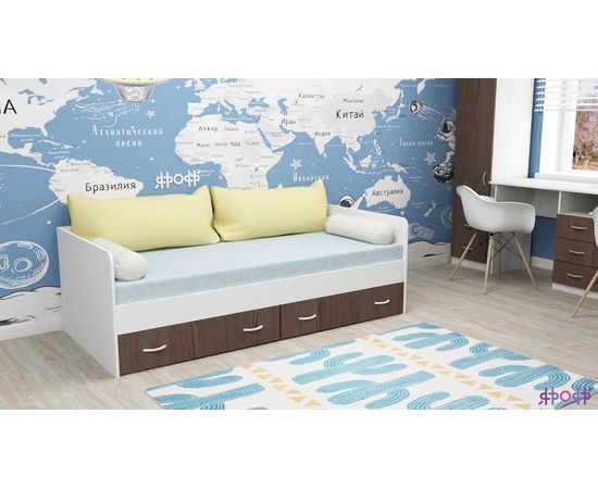 Детская кровать с ящиками Малыш Ярофф, КОД:ЯМ009, images №5, magsale.ru