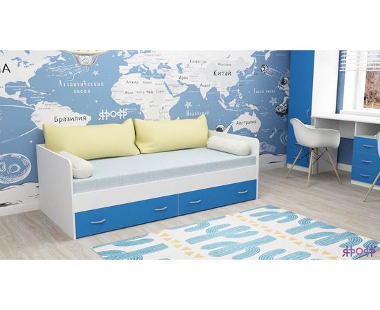 Детская кровать с ящиками Малыш Ярофф, КОД:ЯМ009, images №7, magsale.ru