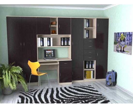 Шкаф-секретер 313 из набора Уголок Школьника, КОД:SLM004, images №6, magsale.ru