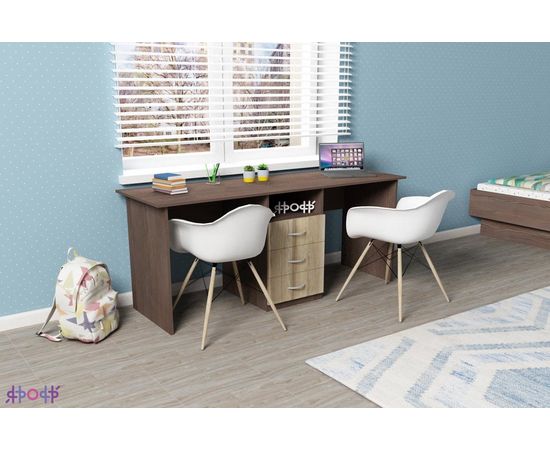 Письменный 2-местный стол Ярофф, КОД:ЯПС22, images №10, magsale.ru