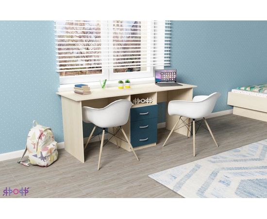 Письменный 2-местный стол Ярофф, КОД:ЯПС22, images №16, magsale.ru