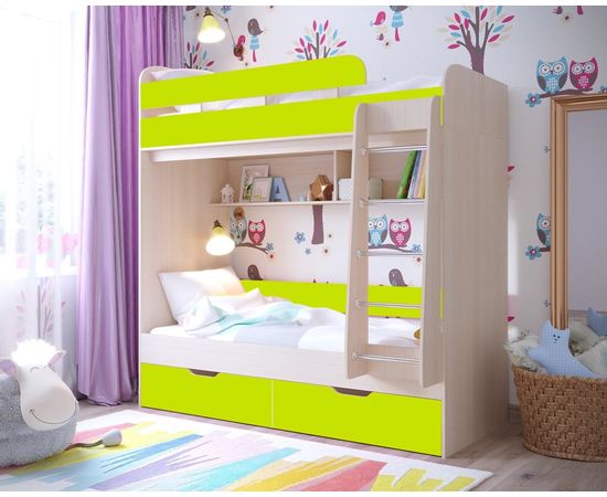 Двухъярусная кровать Юниор-5, КОД:ЯЮ52, images №3, magsale.ru
