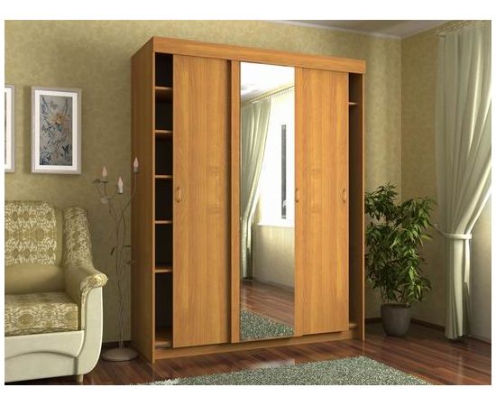 Шкаф-купе 1100 СМ с зеркалом, КОД:SL192, images №1, magsale.ru