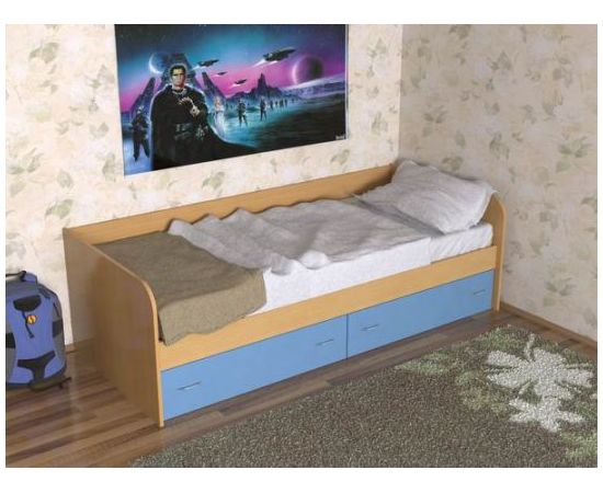 Односпальная кровать-тахта с ящиками 317, КОД:SL515, images №2, magsale.ru