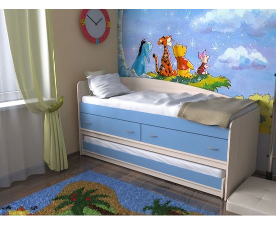 Двухъярусная раздвижная кровать с ящиками Дуэт-12, КОД:SL488, images №2, magsale.ru