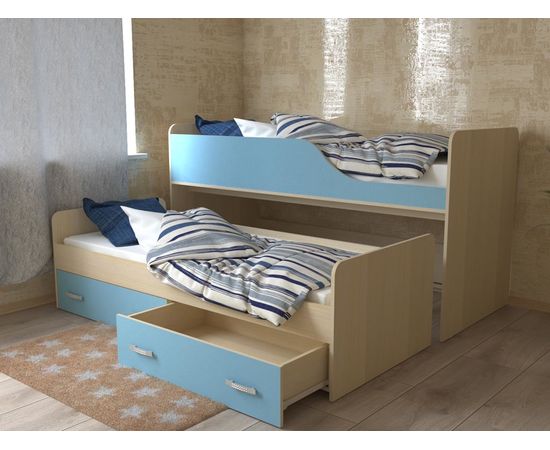Двухъярусная раздвижная кровать Дуэт-2, КОД:SL401, images №1, magsale.ru Двухъярусная раздвижная кровать Дуэт-2, КОД:SL401, images №1, magsale.ru