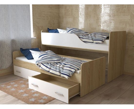 Двухъярусная раздвижная кровать Дуэт-2, КОД:SL401, images №2, magsale.ru Двухъярусная раздвижная кровать Дуэт-2, КОД:SL401, images №2, magsale.ru