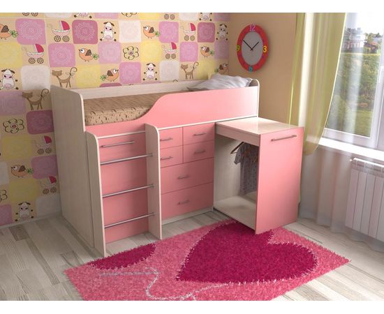 Детская кровать-комод Кузя-8, КОД:SL441, images №3, magsale.ru