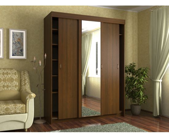 Шкаф-купе 1100 СМ с зеркалом, КОД:SL192, images №2, magsale.ru