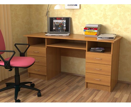 Письменный двухтумбовый стол СМ, КОД:SL168, images №3, magsale.ru