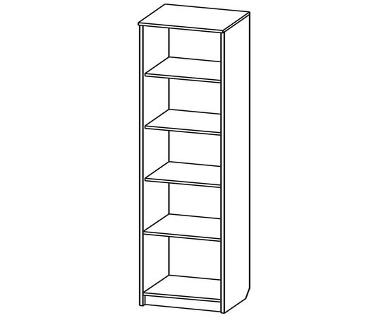Низкий шкаф-пенал 325 СМ, КОД:SLM325, images №3, magsale.ru