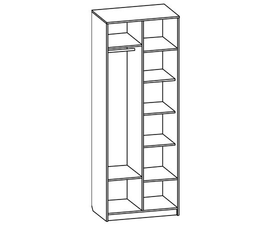 Комбинированный 2-дверный шкаф 329 СМ, КОД:SLM128, images №2, magsale.ru