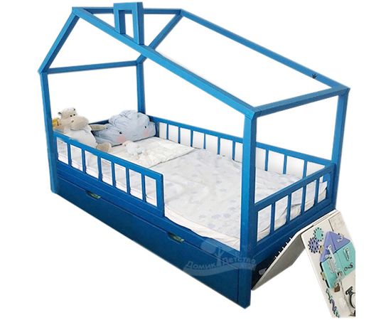 Кровать из массива сосны Домик Детства №45, КОД:DD345, images №1, magsale.ru