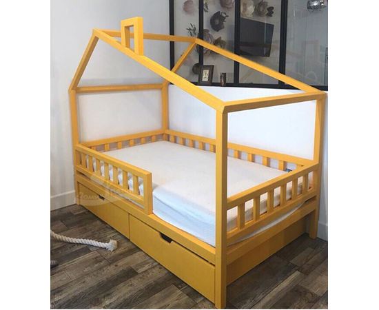 Кровать из массива сосны Домик Детства №45, КОД:DD345, images №2, magsale.ru
