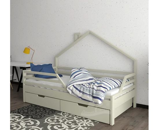 Кровать из массива сосны Домик Детства №61, КОД:DD361, images №2, magsale.ru