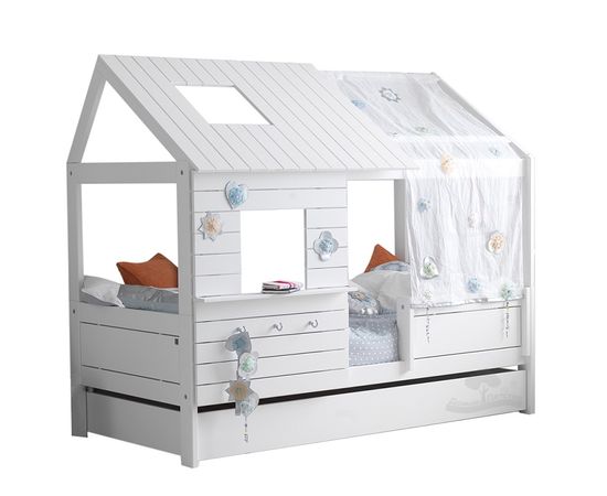 Раздвижная кровать домик из массива сосны №73 Утро-2, КОД:DD373, images №1, magsale.ru