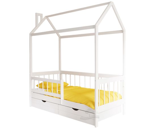 Кровать из массива сосны Домик Детства №79, КОД:DD379, images №1, magsale.ru