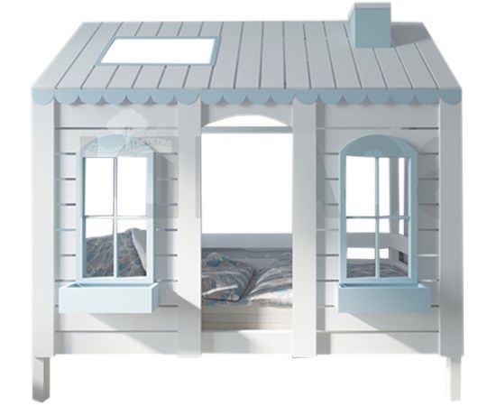 Кровать из массива сосны Домик Детства №9, КОД:DD309, images №1, magsale.ru