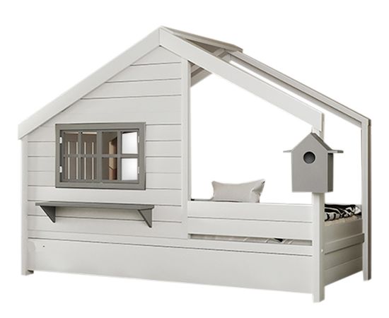 Детская кровать домик из массива сосны №59 Лайк, КОД:VTS3171, images №1, magsale.ru