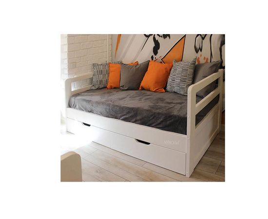 Детская кровать-тахта с ящиками из массива Минима, КОД:VMK355, images №2, magsale.ru