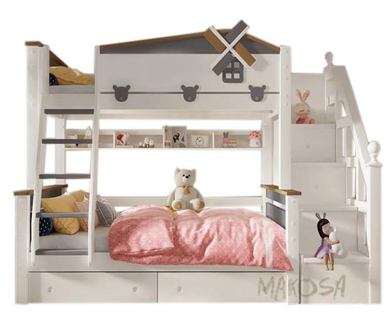 Двухъярусная кровать из сосны Эйр, КОД:MSK017, images №1, magsale.ru