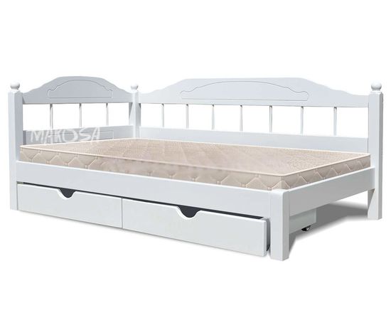 Детская угловая тахта из массива сосны Бэлль, КОД:MSP010, images №4, magsale.ru