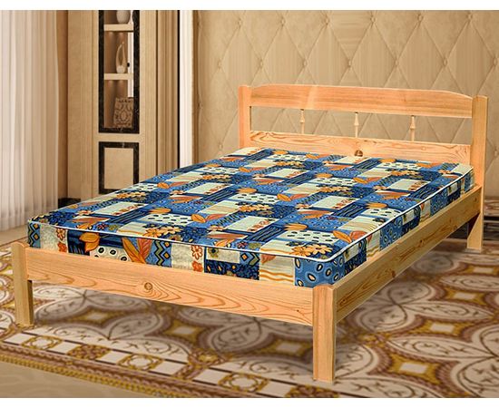 Кровать из массива сосны Бюджет-2, КОД:VMK702, images №2, magsale.ru