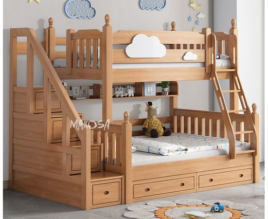 Двухъярусная кровать из сосны Джакарта, КОД:MSK021, images №3, magsale.ru