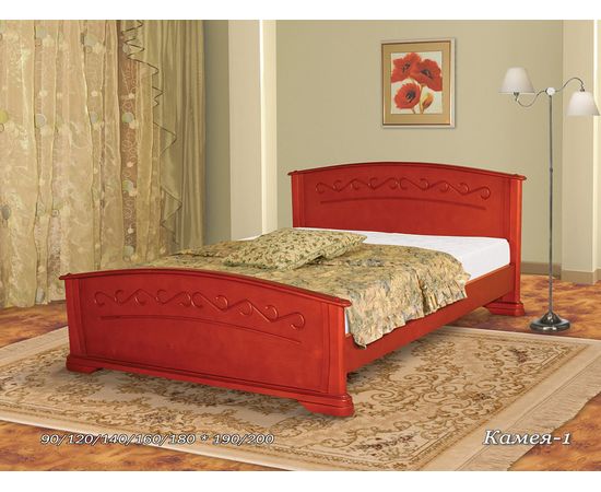Кровать из массива сосны Камея-1, КОД:VMK721, images №2, magsale.ru