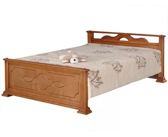 Кровать из массива сосны Лотос-В, КОД:VMK742, images №1, magsale.ru