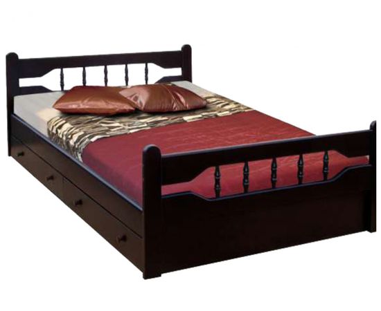 Кровать из массива сосны Морфей с ящиками, КОД:VMK749, images №1, magsale.ru