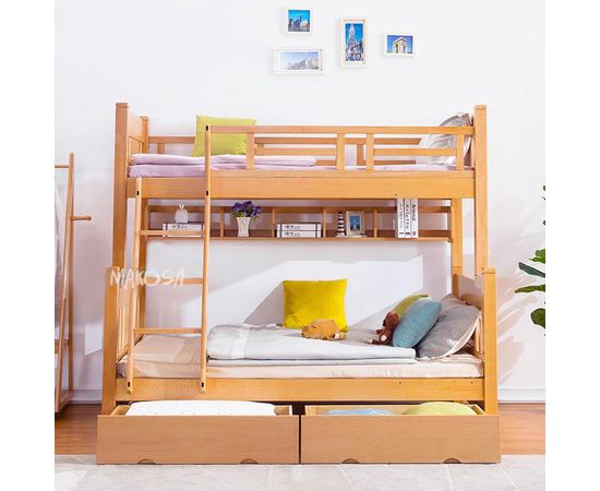 Двухъярусная кровать из сосны Наварра, КОД:MSK027, images №3, magsale.ru