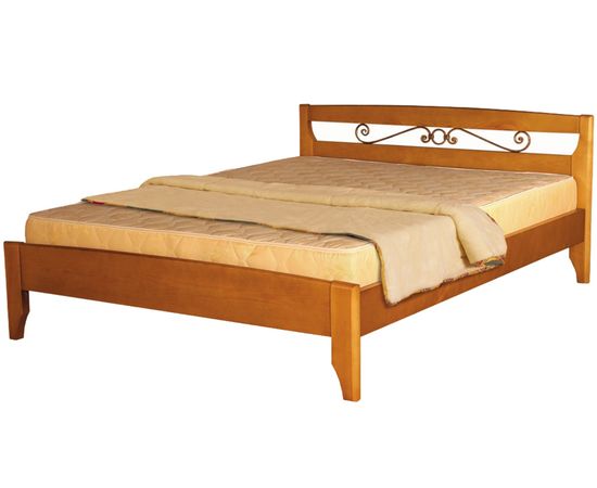 Кровать из массива сосны Полонез-3 ковка, КОД:VMK755, images №1, magsale.ru