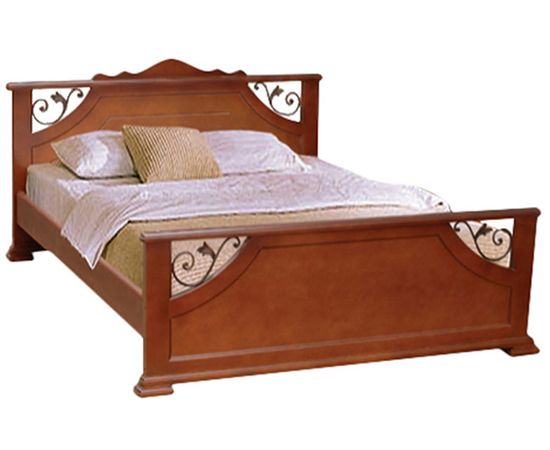 Кровать из массива сосны Ричард ковка, КОД:VMK757, images №1, magsale.ru