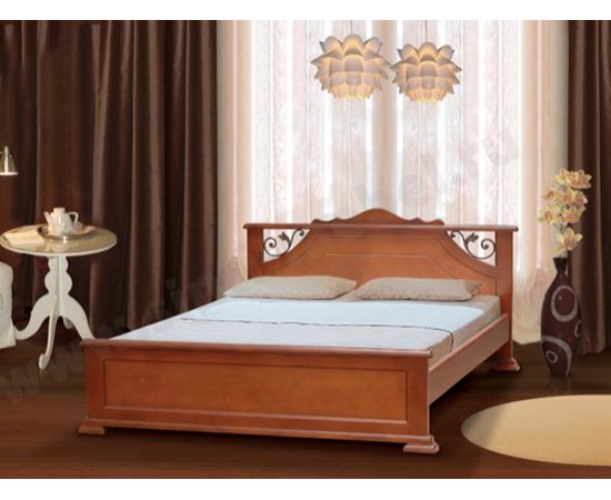 Кровать из массива сосны Ричард-2 ковка, КОД:VMK758, images №2, magsale.ru