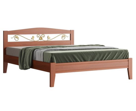 Кровать из массива сосны Жоржетта с ковкой, КОД:VMK716, images №1, magsale.ru