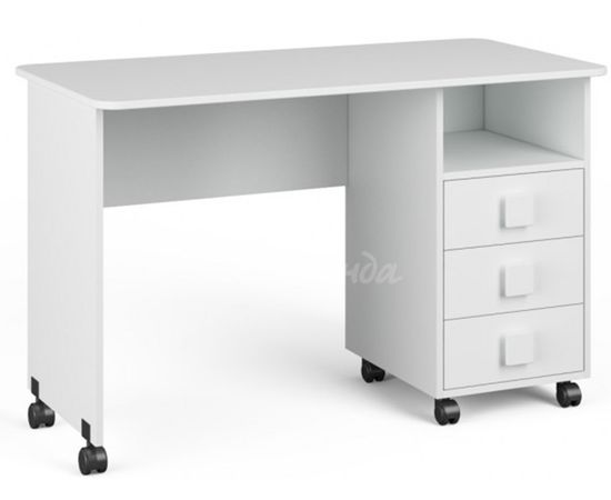 Письменный стол Легенда Л-03 белый, КОД:LG1021, images №1, magsale.ru