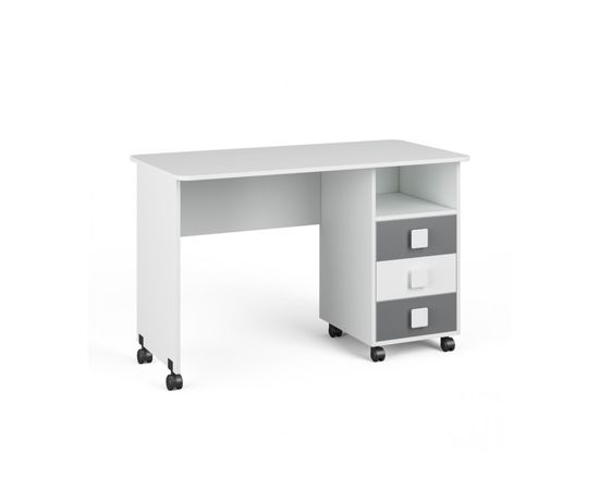 Письменный стол Легенда Л-03 белый, КОД:LG1021, images №5, magsale.ru