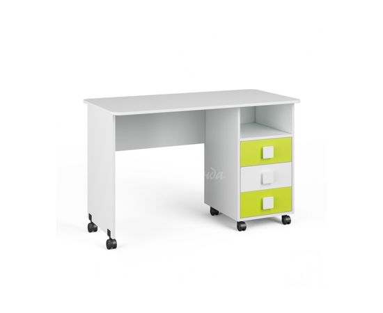 Письменный стол Легенда Л-03 белый, КОД:LG1021, images №3, magsale.ru