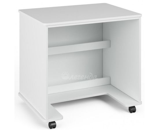 Письменный стол Легенда Л-02 белый, КОД:LG9019, images №1, magsale.ru