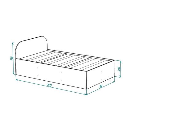 Детская кровать Астема, КОД:ЯА0104, images №5, magsale.ru
