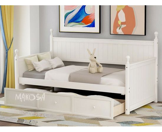 Тахта с выкатной кроватью из массива сосны Небраска, КОД:MSP054, images №4, magsale.ru