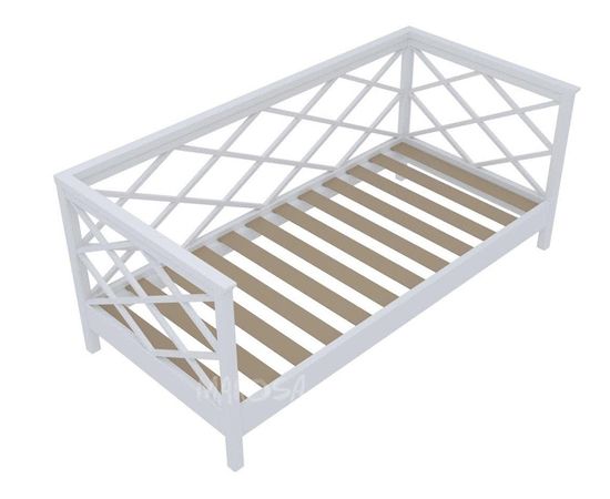 Детская кровать-тахта из массива сосны Синема, КОД:MSP060, images №2, magsale.ru