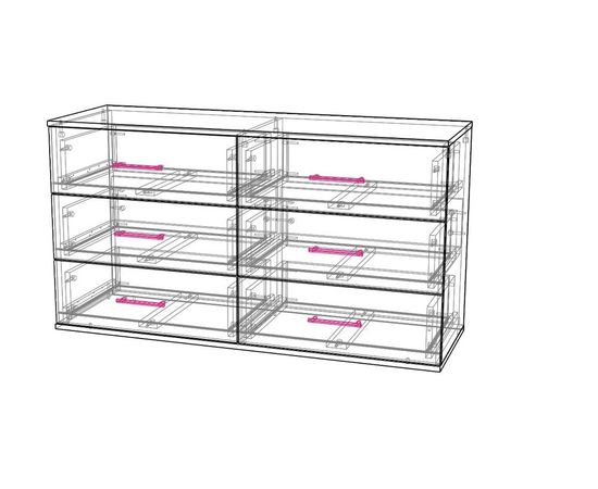 Комод Стиляга 6 ящиков, КОД:ЯС0101, images №4, magsale.ru